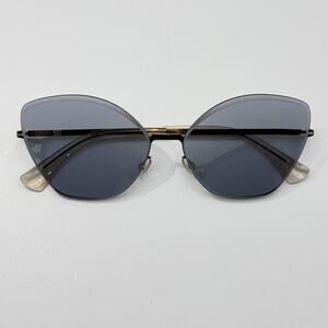 Mykita Sunglasses Studio 10.2 Col 342 Gold Cat Eye Butterfly Oversize Frame 62mm